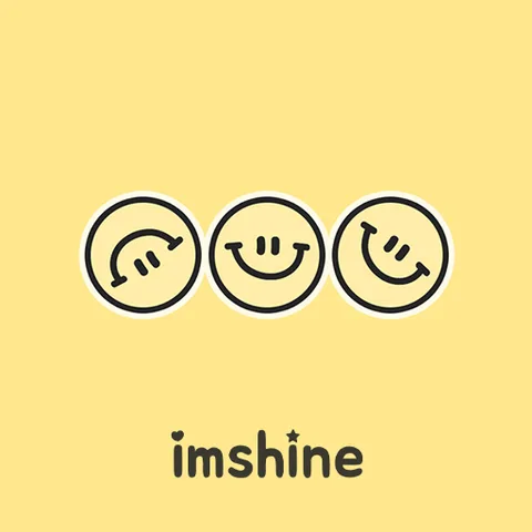 simple cute yellow smile