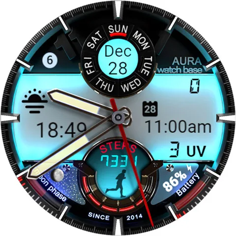 WB Digital Base 2 Watch Face