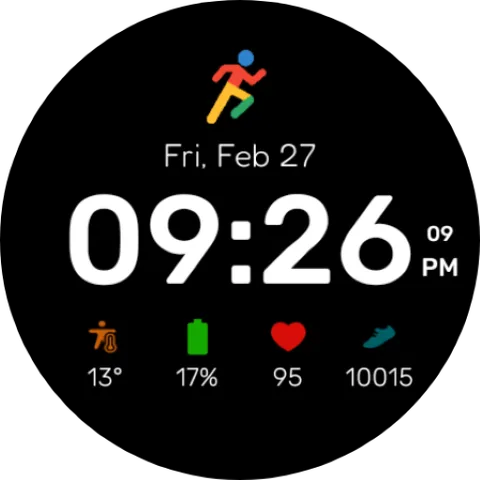 Pixel Style Plus Watch Face
